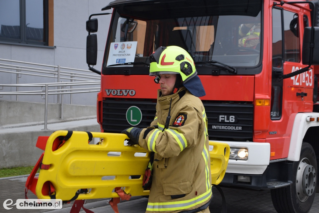 Pożar w Starostwie Powiatowym w Chełmnie. Co tam się stało?