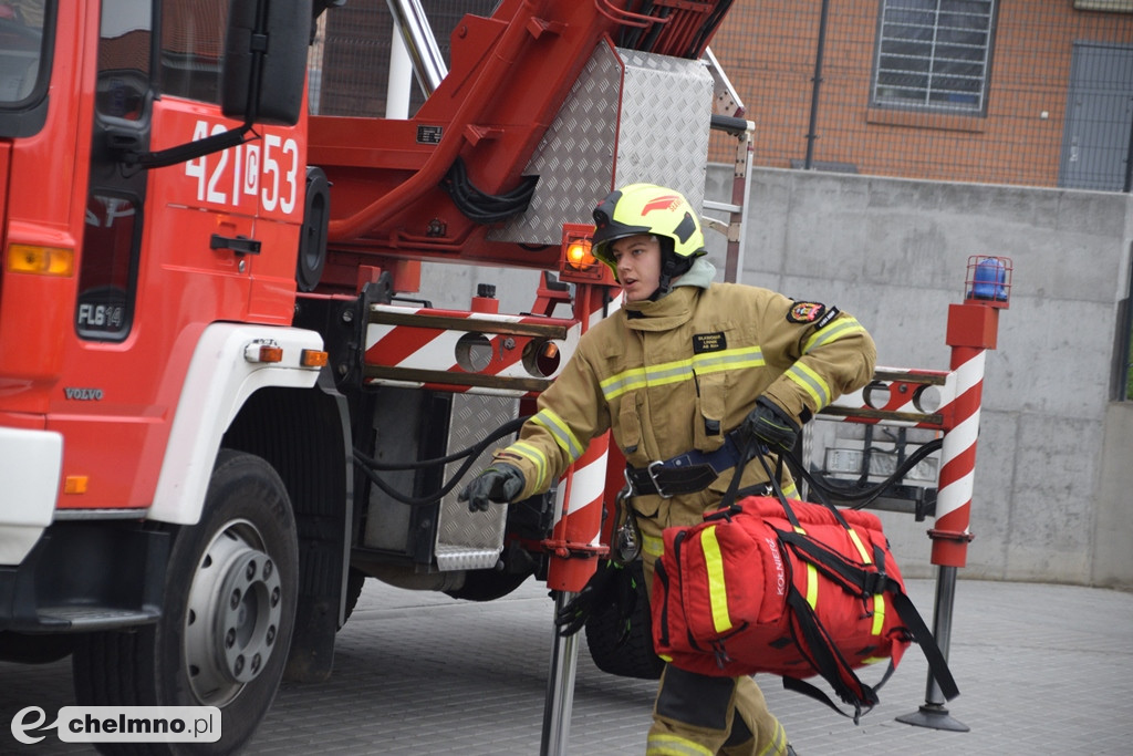 Pożar w Starostwie Powiatowym w Chełmnie. Co tam się stało?