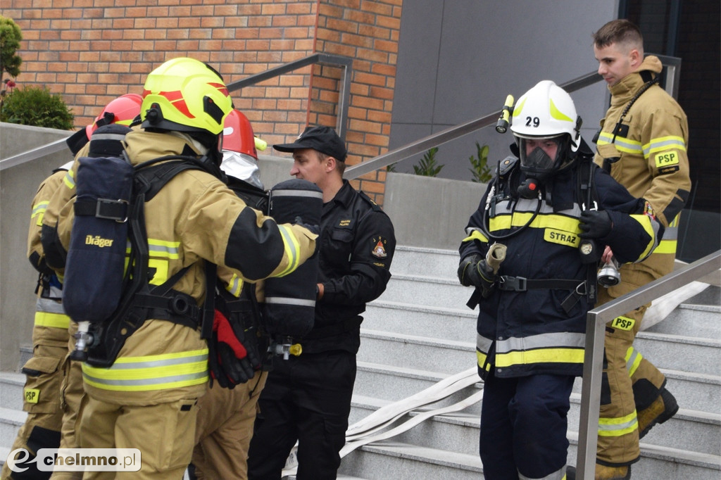 Pożar w Starostwie Powiatowym w Chełmnie. Co tam się stało?