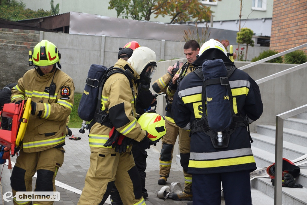 Pożar w Starostwie Powiatowym w Chełmnie. Co tam się stało?
