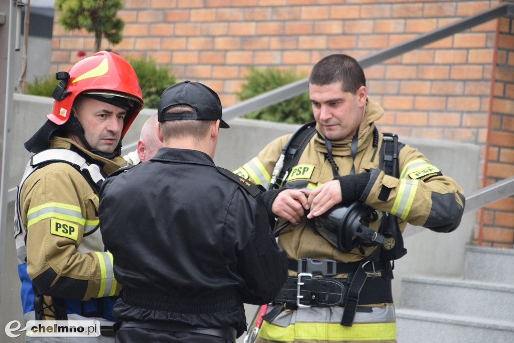 Pożar w Starostwie Powiatowym w Chełmnie. Co tam się stało?