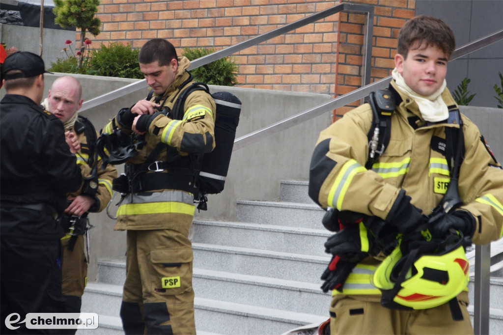 Pożar w Starostwie Powiatowym w Chełmnie. Co tam się stało?