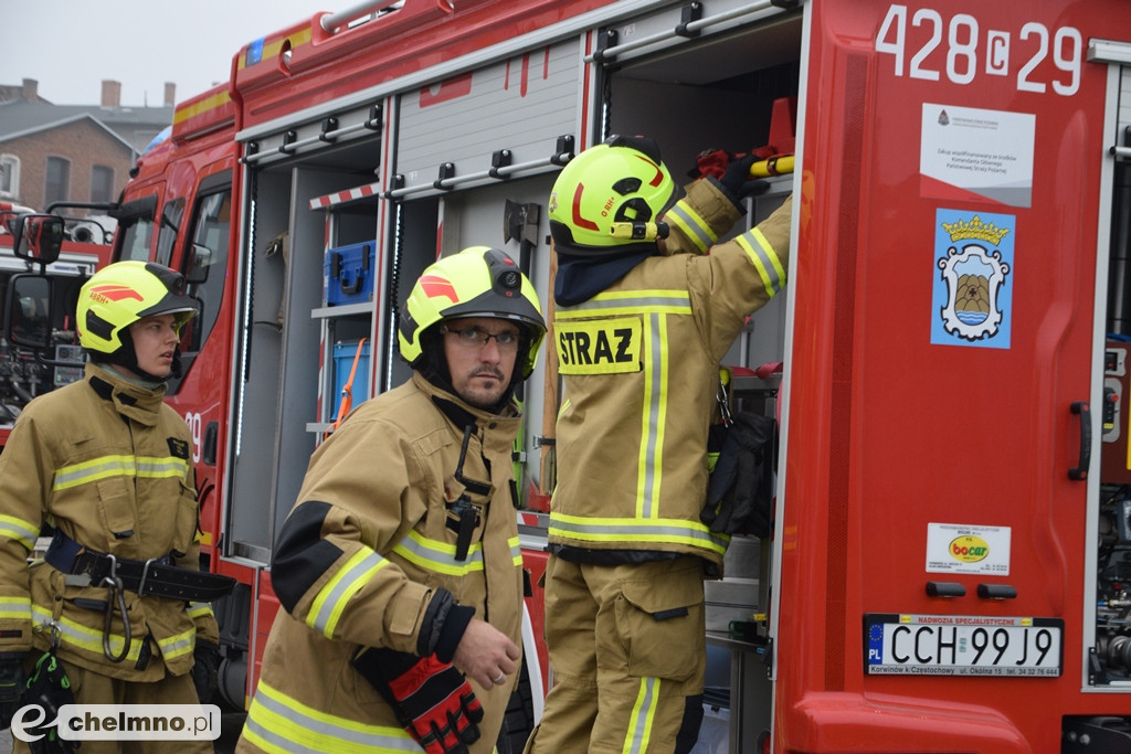 Pożar w Starostwie Powiatowym w Chełmnie. Co tam się stało?