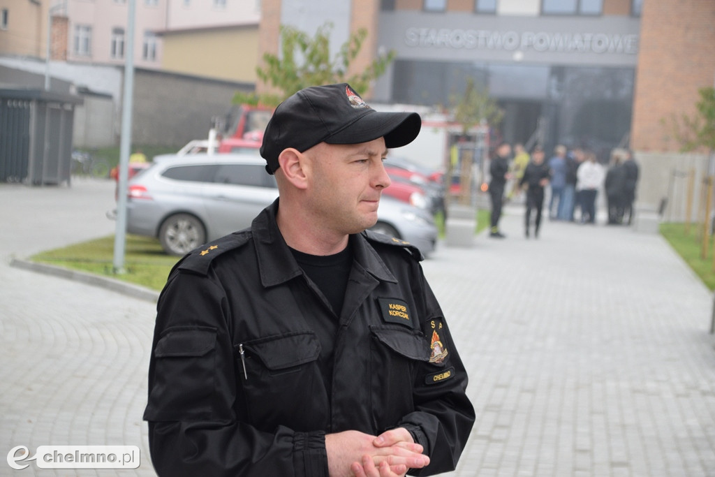 Pożar w Starostwie Powiatowym w Chełmnie. Co tam się stało?