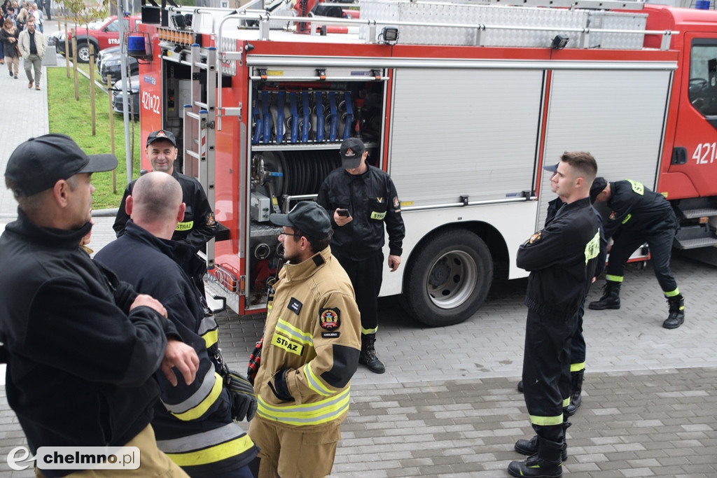 Pożar w Starostwie Powiatowym w Chełmnie. Co tam się stało?