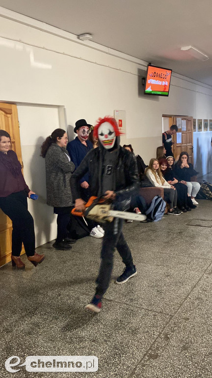 Upiorna parada uczniów ZS CKZ z Grubna