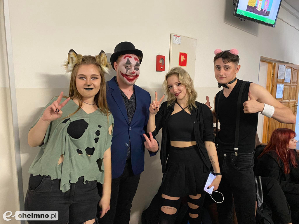 Upiorna parada uczniów ZS CKZ z Grubna