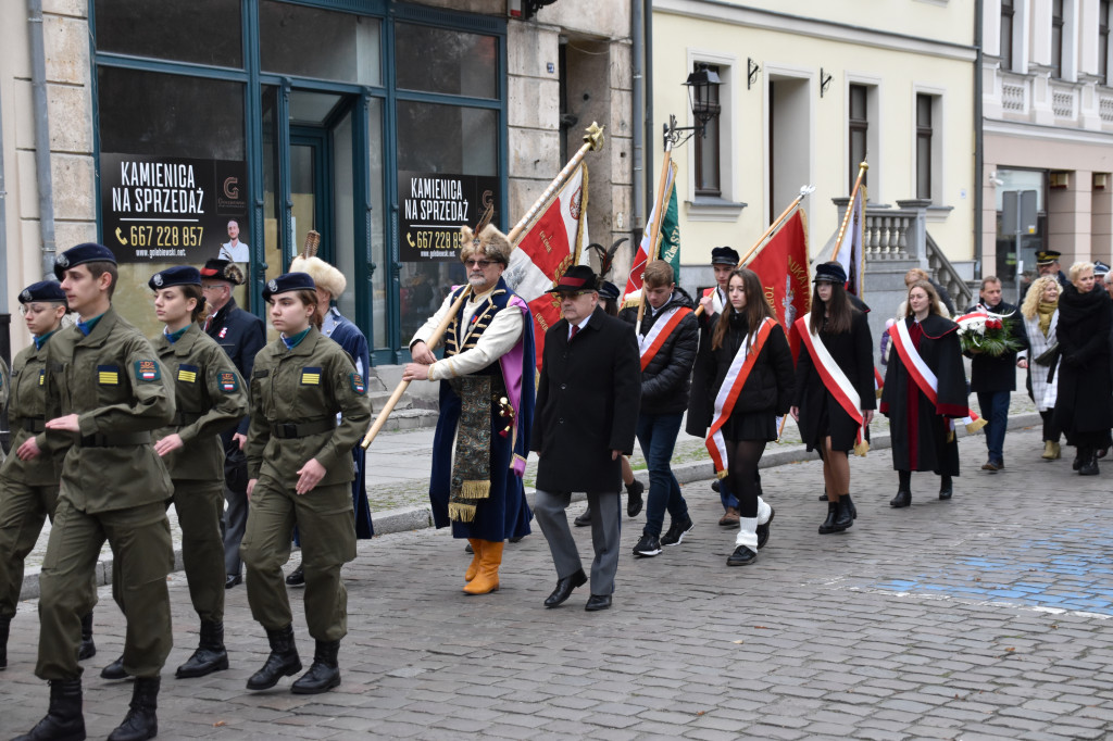 Patriotyczny przemarsz ulicami Chełmna