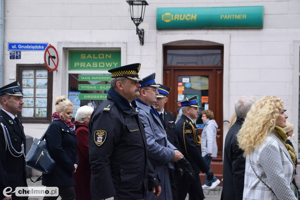 Patriotyczny przemarsz ulicami Chełmna