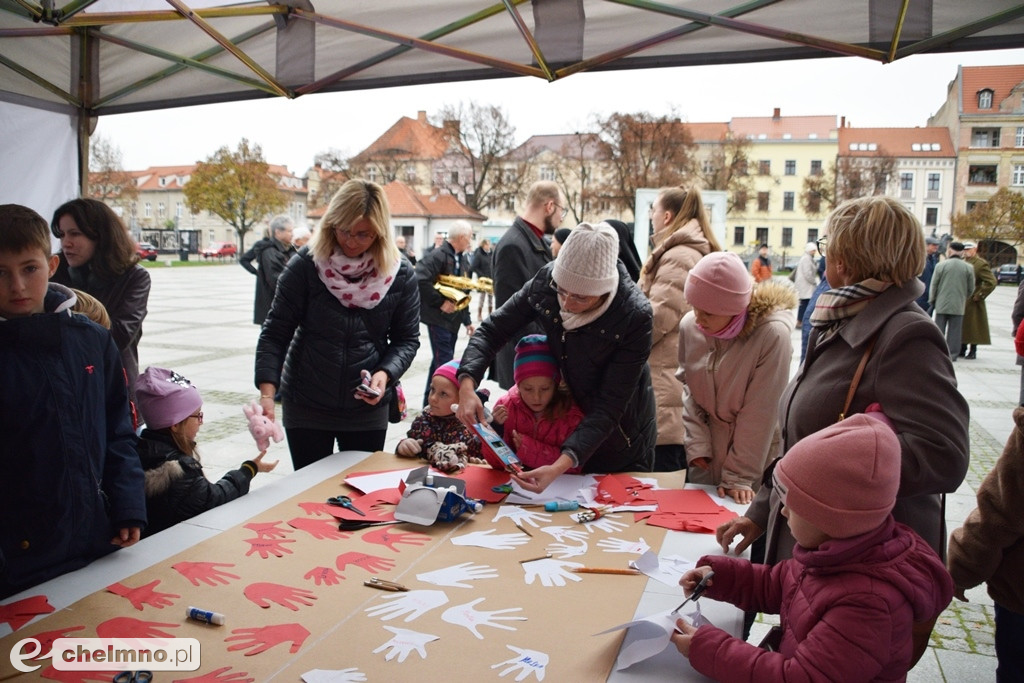 Patriotyczny przemarsz ulicami Chełmna
