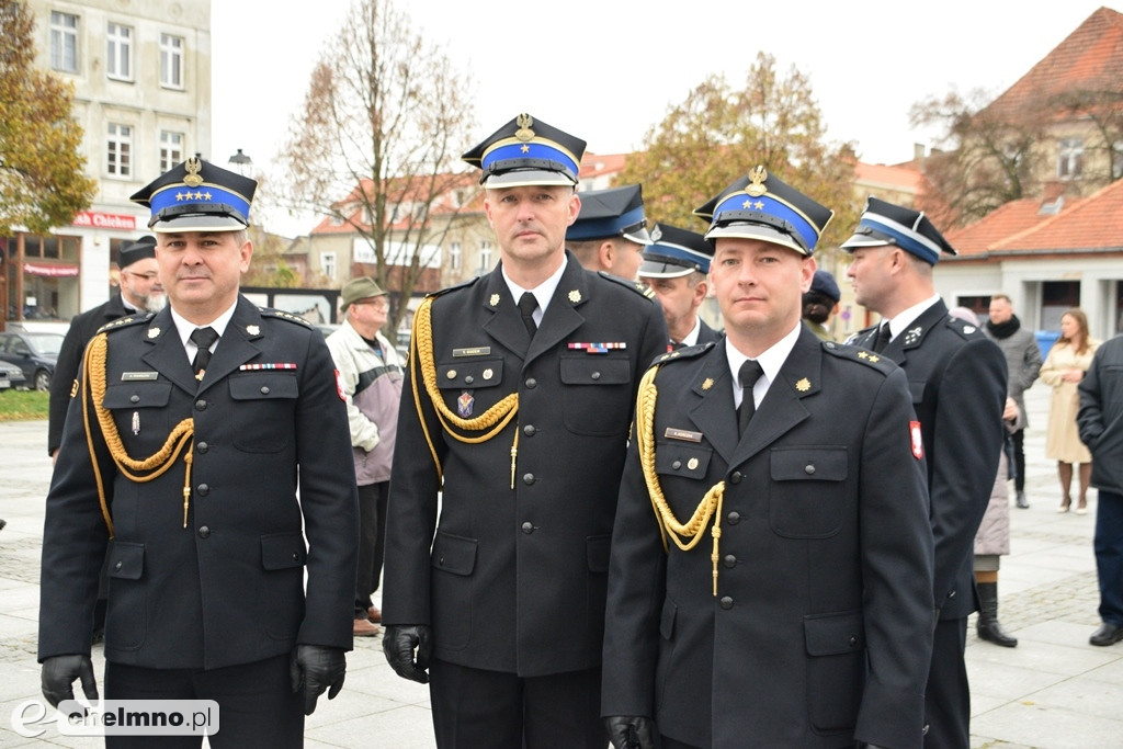 Patriotyczny przemarsz ulicami Chełmna