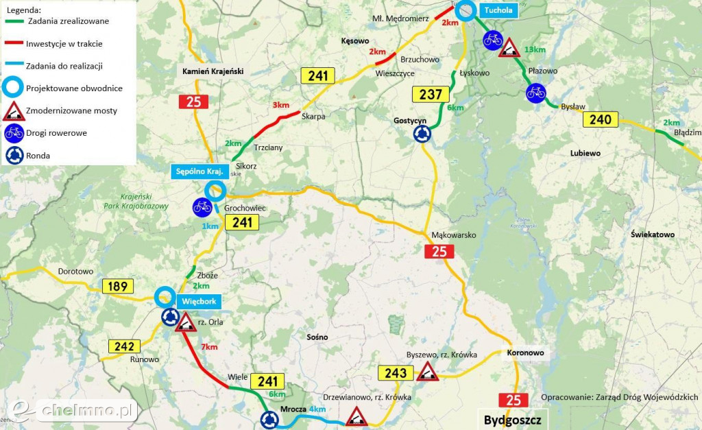 Obwodnice wyprowadzą tranzyt z kujawsko-pomorskich miast