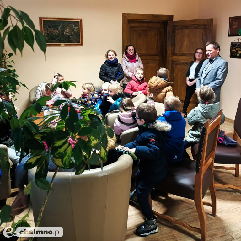Wizyta Brzdąców w Urzędzie Miasta Chełmno