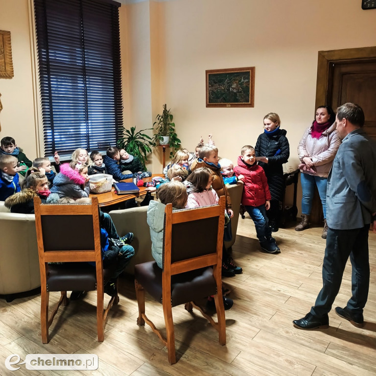 Wizyta Brzdąców w Urzędzie Miasta Chełmno