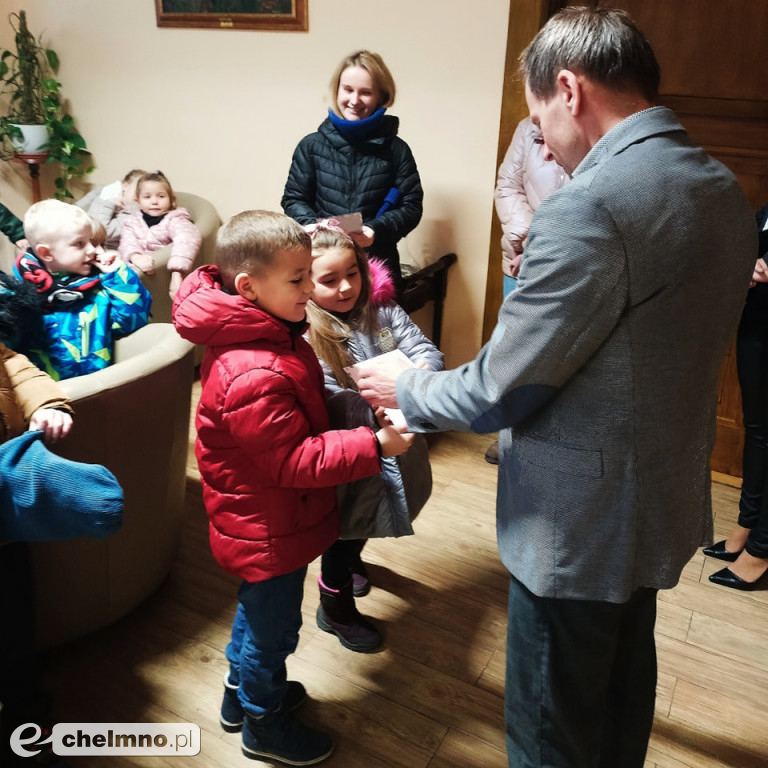 Wizyta Brzdąców w Urzędzie Miasta Chełmno