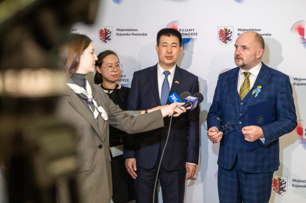 Ambasador Chin w Toruniu