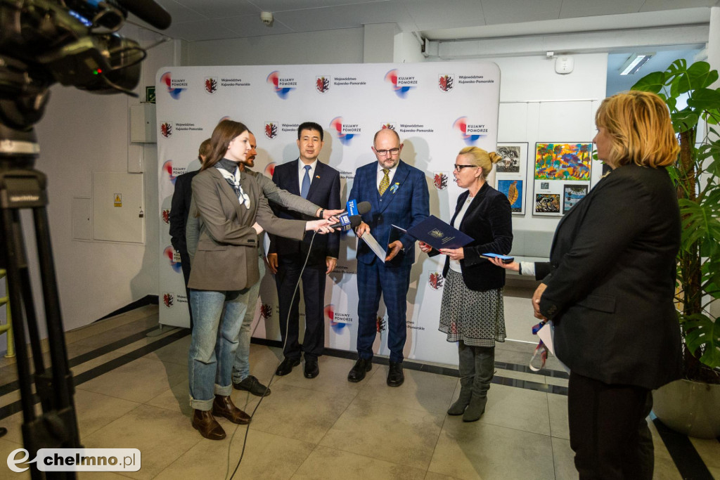 Ambasador Chin w Toruniu