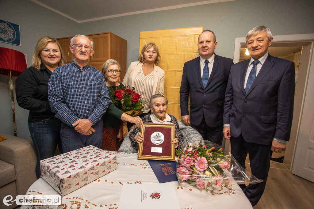 Medal dla 102-letniej mieszkanki powiatu chełmińskiego