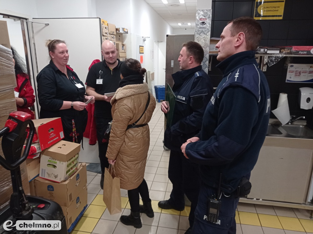 Kontrolowali punkty sprzedaży alkoholu na terenie Chełmna