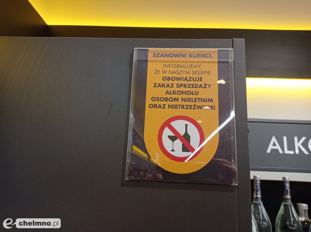 Kontrolowali punkty sprzedaży alkoholu na terenie Chełmna