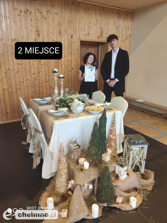 Tradycyjne nakrycie stołu Bożonarodzeniowego