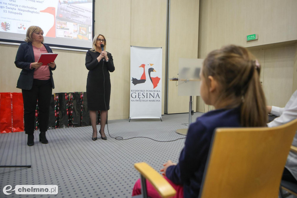 Nagrody dla laureatów konkursów gęsinowych