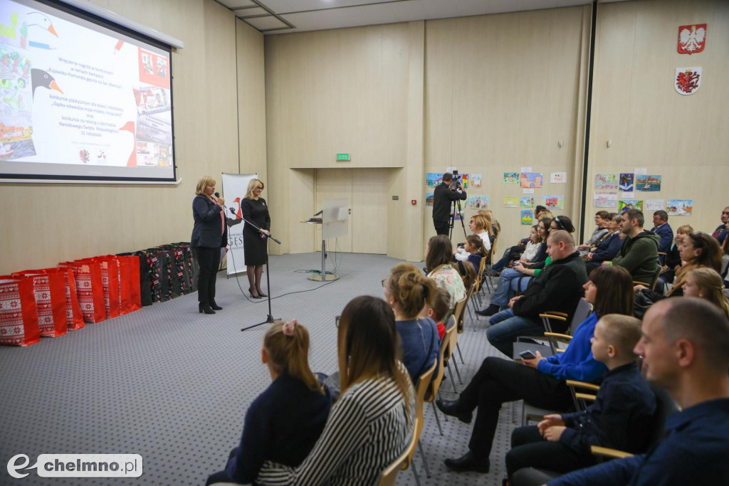 Nagrody dla laureatów konkursów gęsinowych