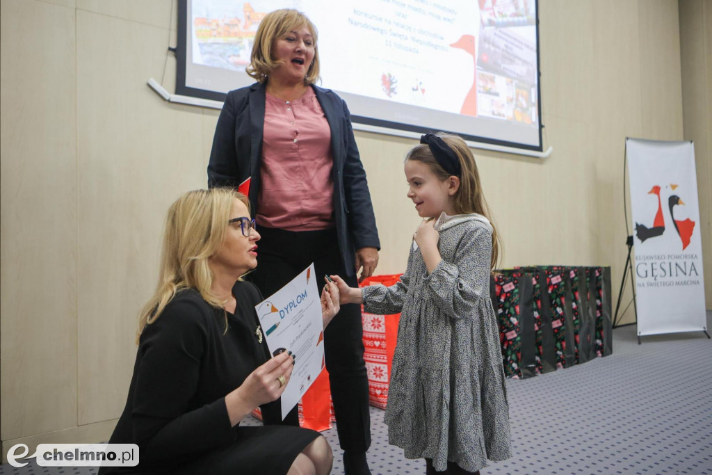 Nagrody dla laureatów konkursów gęsinowych