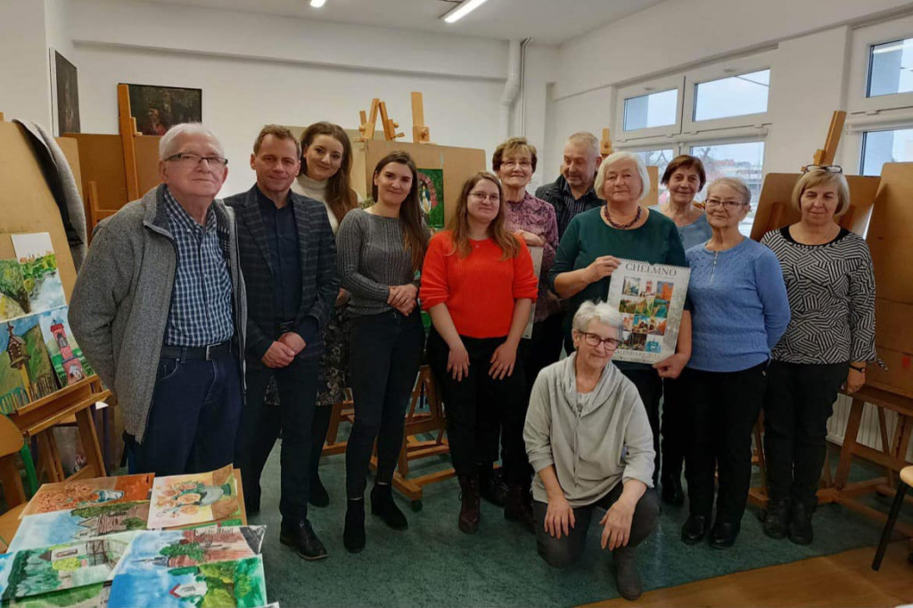 Przedświąteczne spotkanie z grupą plastyczną