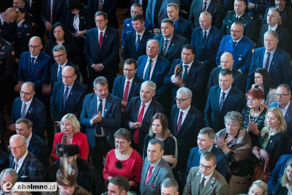 Samorządowcy z naszego powiatu na Spotkaniu Opłatkowym