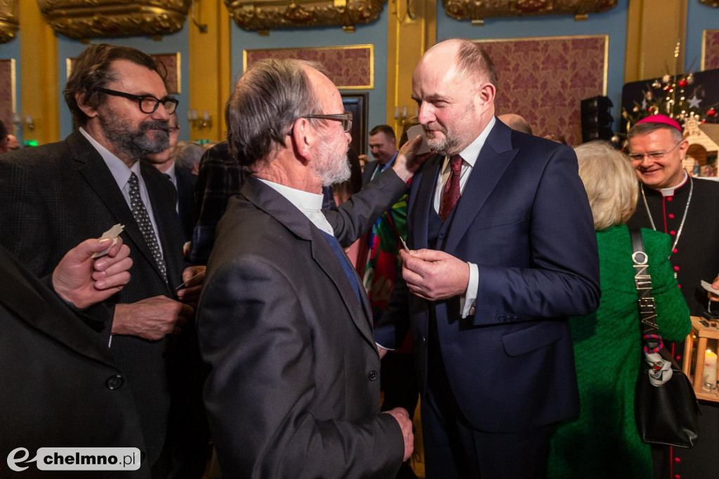 Samorządowcy z naszego powiatu na Spotkaniu Opłatkowym