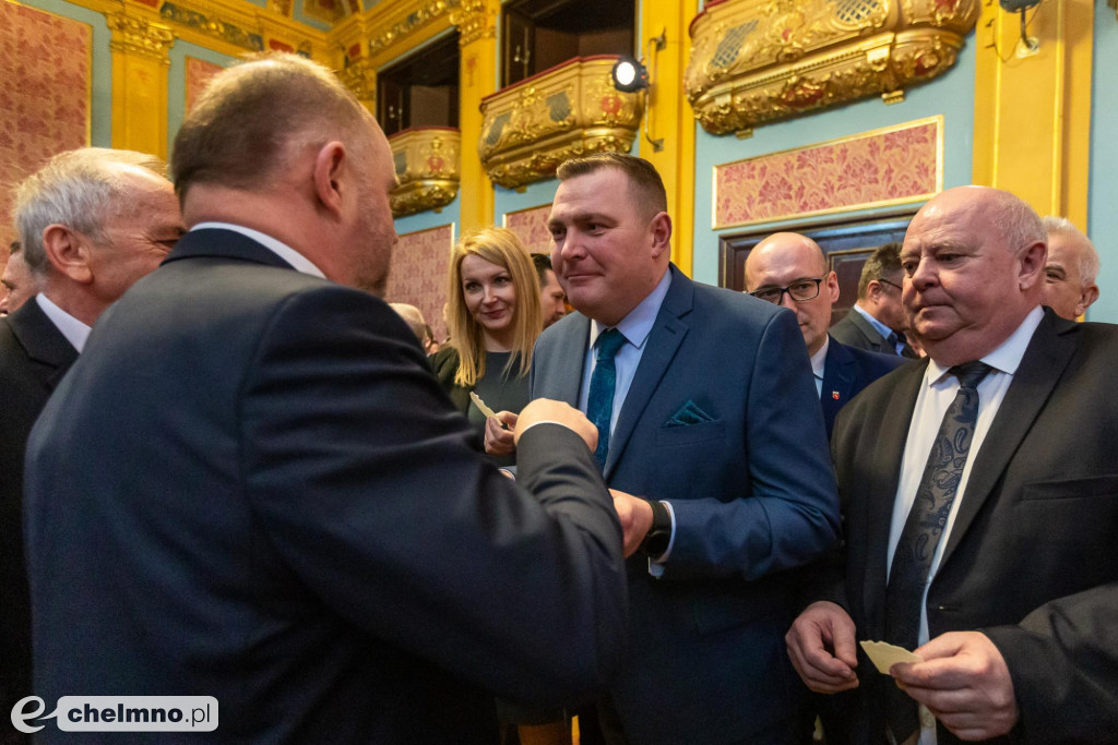 Samorządowcy z naszego powiatu na Spotkaniu Opłatkowym