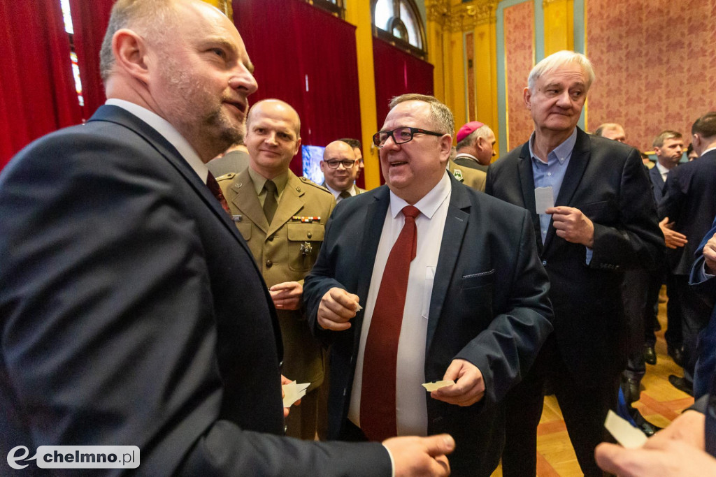 Samorządowcy z naszego powiatu na Spotkaniu Opłatkowym
