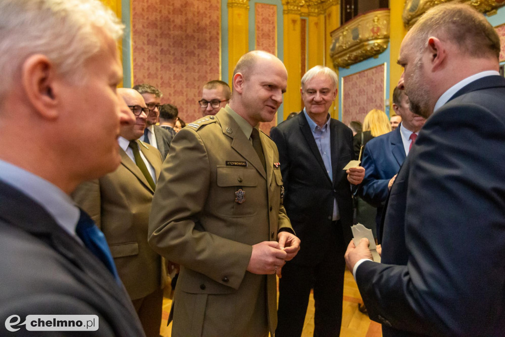 Samorządowcy z naszego powiatu na Spotkaniu Opłatkowym
