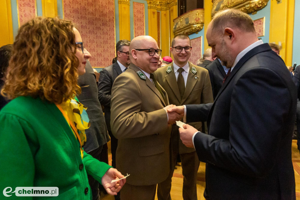 Samorządowcy z naszego powiatu na Spotkaniu Opłatkowym