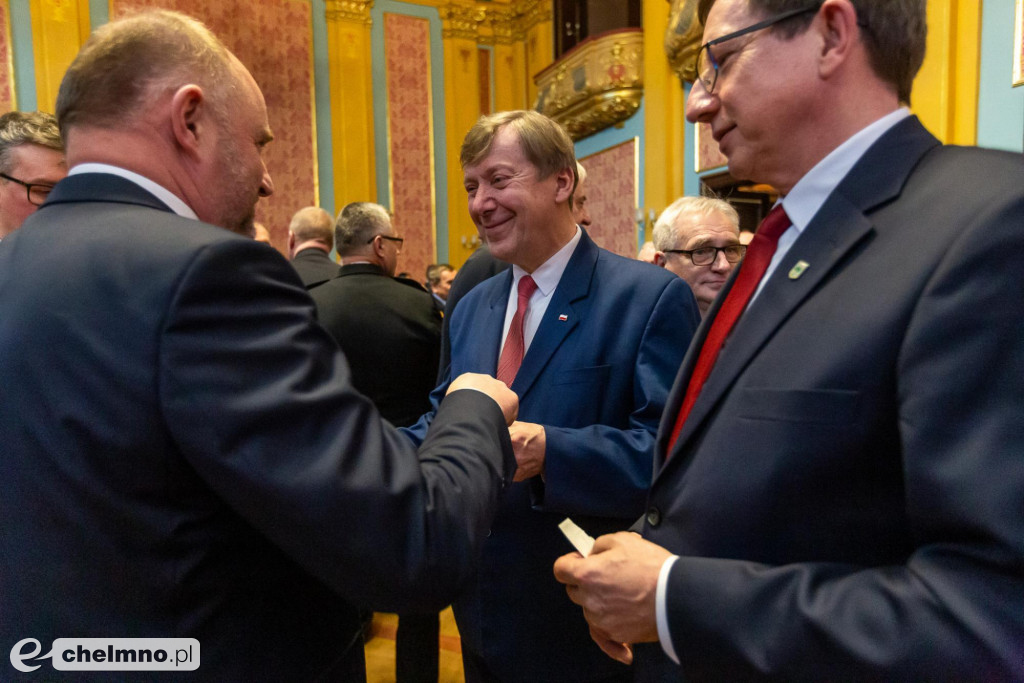 Samorządowcy z naszego powiatu na Spotkaniu Opłatkowym