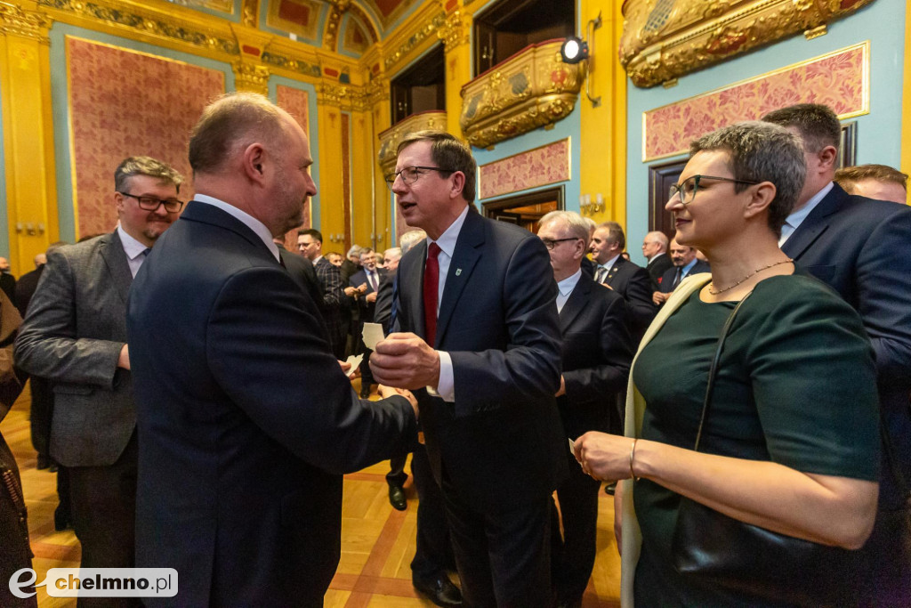 Samorządowcy z naszego powiatu na Spotkaniu Opłatkowym
