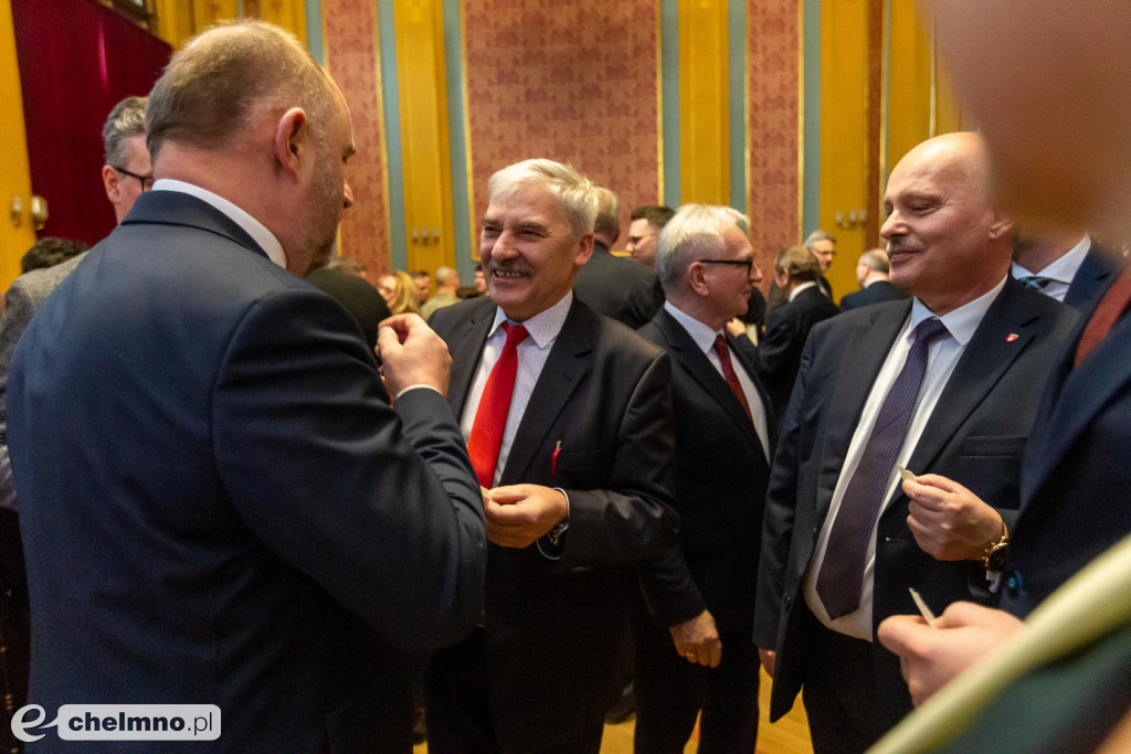 Samorządowcy z naszego powiatu na Spotkaniu Opłatkowym