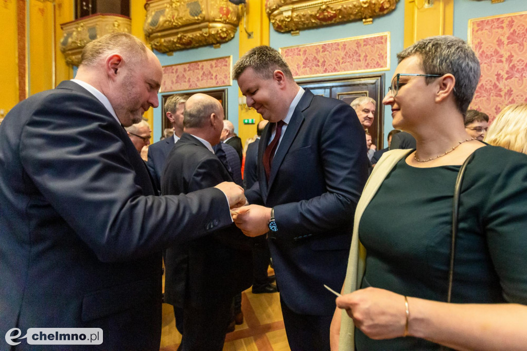 Samorządowcy z naszego powiatu na Spotkaniu Opłatkowym
