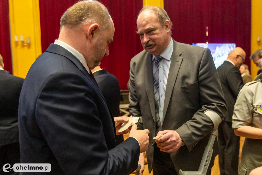Samorządowcy z naszego powiatu na Spotkaniu Opłatkowym
