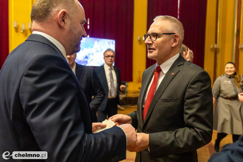 Samorządowcy z naszego powiatu na Spotkaniu Opłatkowym