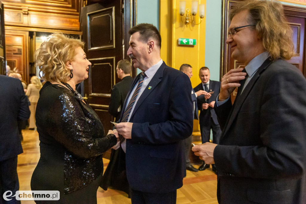 Samorządowcy z naszego powiatu na Spotkaniu Opłatkowym