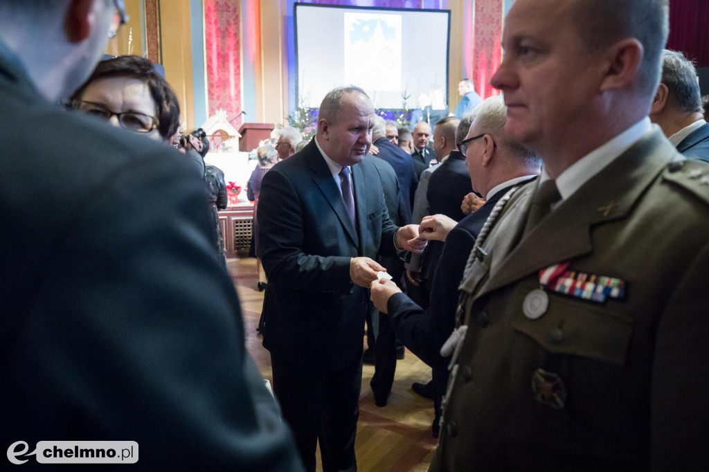 Samorządowcy z naszego powiatu na Spotkaniu Opłatkowym
