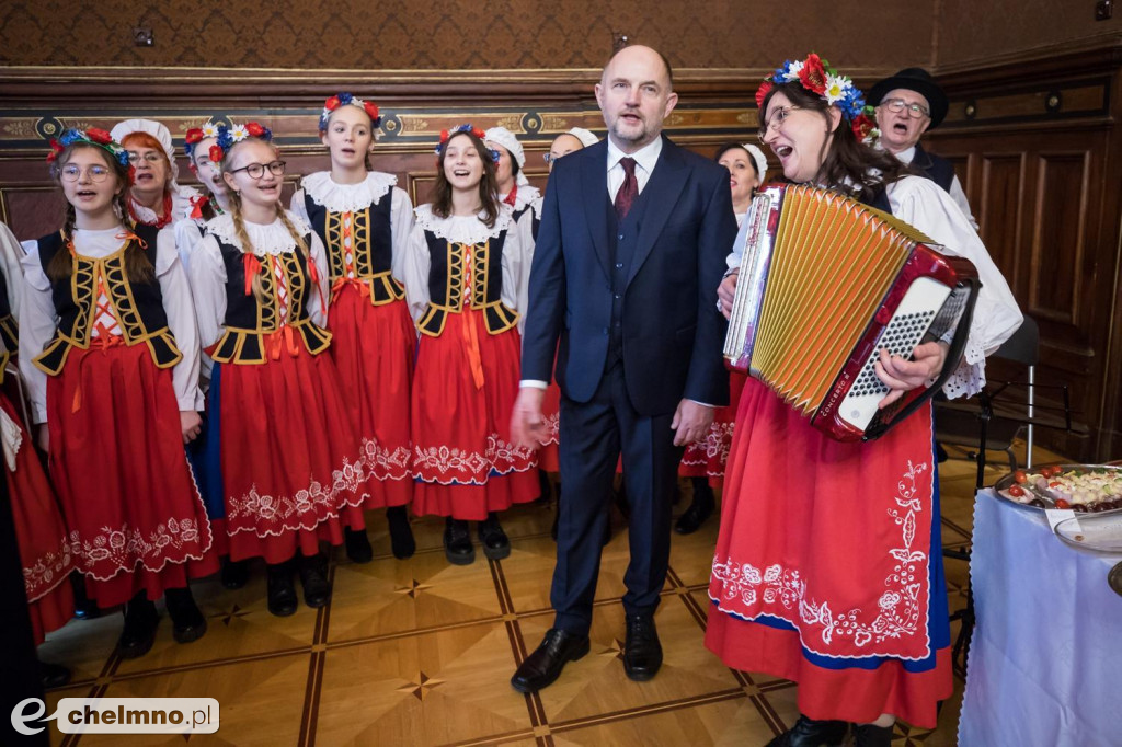 Samorządowcy z naszego powiatu na Spotkaniu Opłatkowym