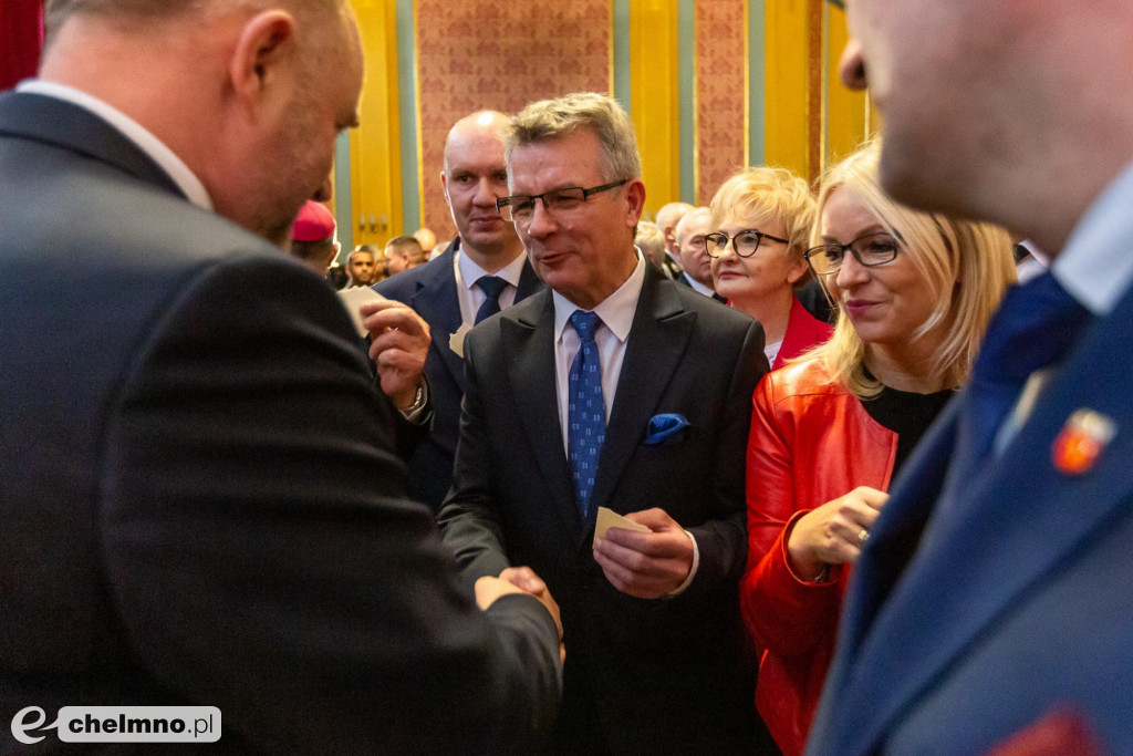 Samorządowcy z naszego powiatu na Spotkaniu Opłatkowym