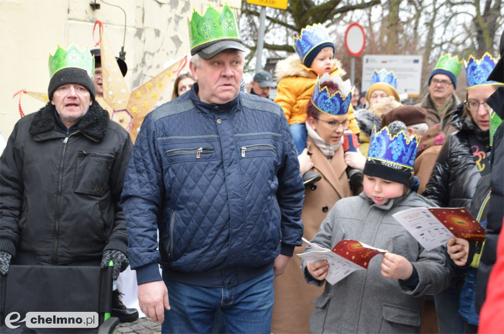 Barwny Orszak Trzech Króli przemaszerował ulicami Chełmna