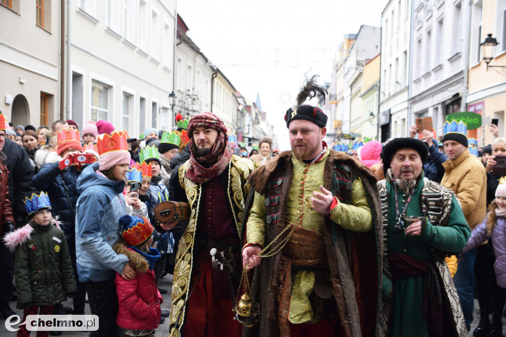Barwny Orszak Trzech Króli przemaszerował ulicami Chełmna