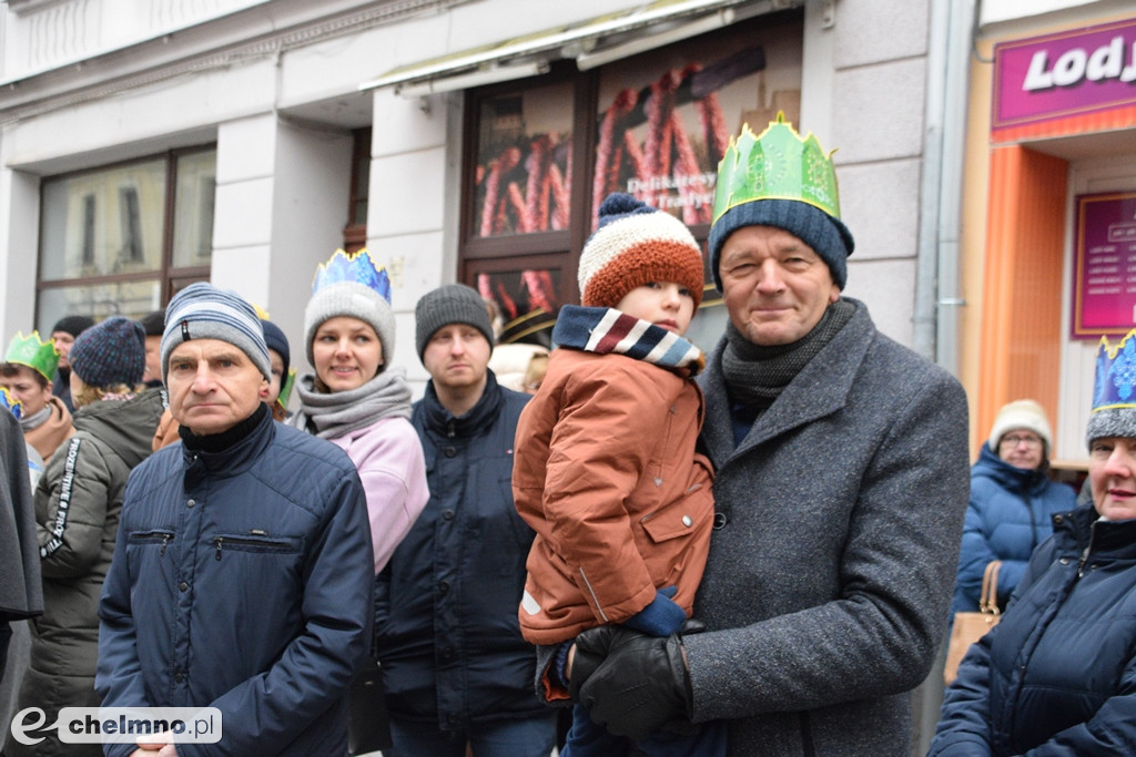 Barwny Orszak Trzech Króli przemaszerował ulicami Chełmna