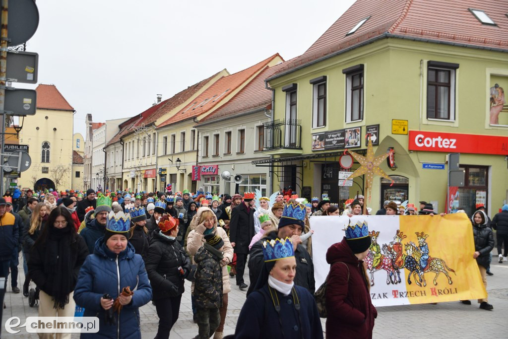 Barwny Orszak Trzech Króli przemaszerował ulicami Chełmna