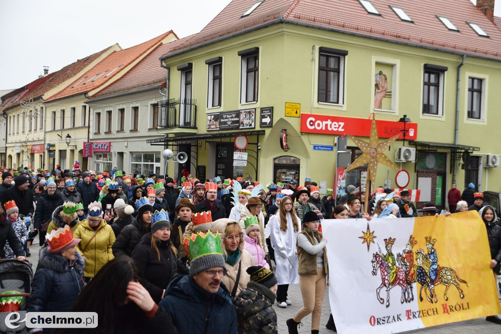 Barwny Orszak Trzech Króli przemaszerował ulicami Chełmna